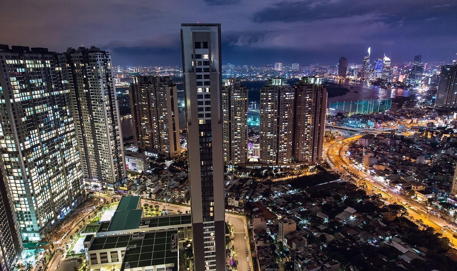 The Berry Vinhomes Luxury Apartments Ho-Chi-Minh-Stadt Exterior foto